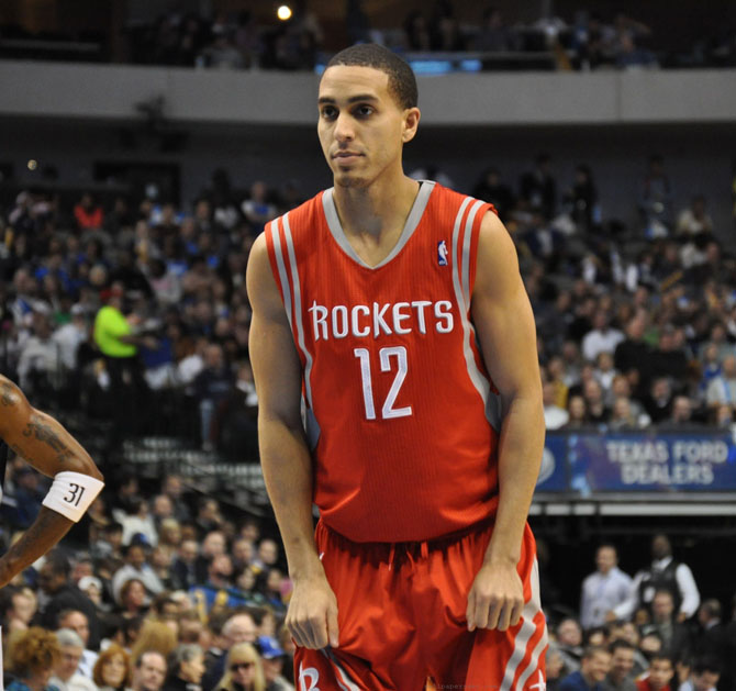 rockets #12 kevin martin red jersey